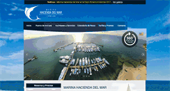 Desktop Screenshot of marinahaciendadelmar.com